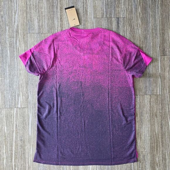 Nike Court Tennis Slam Top Shirt Men's Size M Wild Hot Fuschia New FQ2018-518 LE - Picture 4 of 12